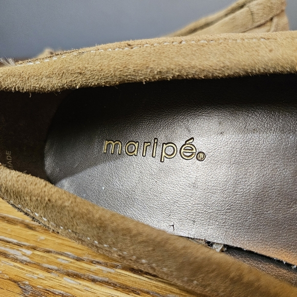 Maripe Lola Suede Moccasins (135035) Brown Size 6 - Picture 2 of 11
